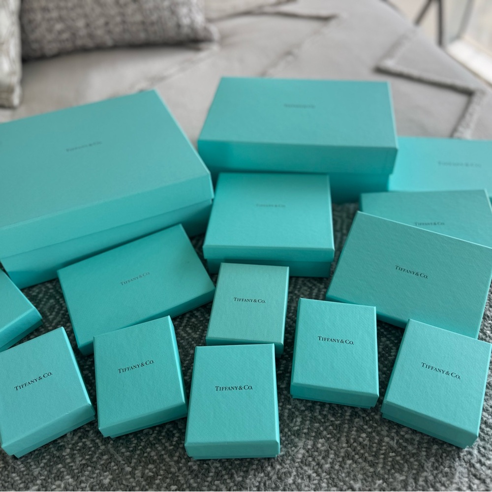 Tiffany & Co. Iconic Blue Gift Boxes